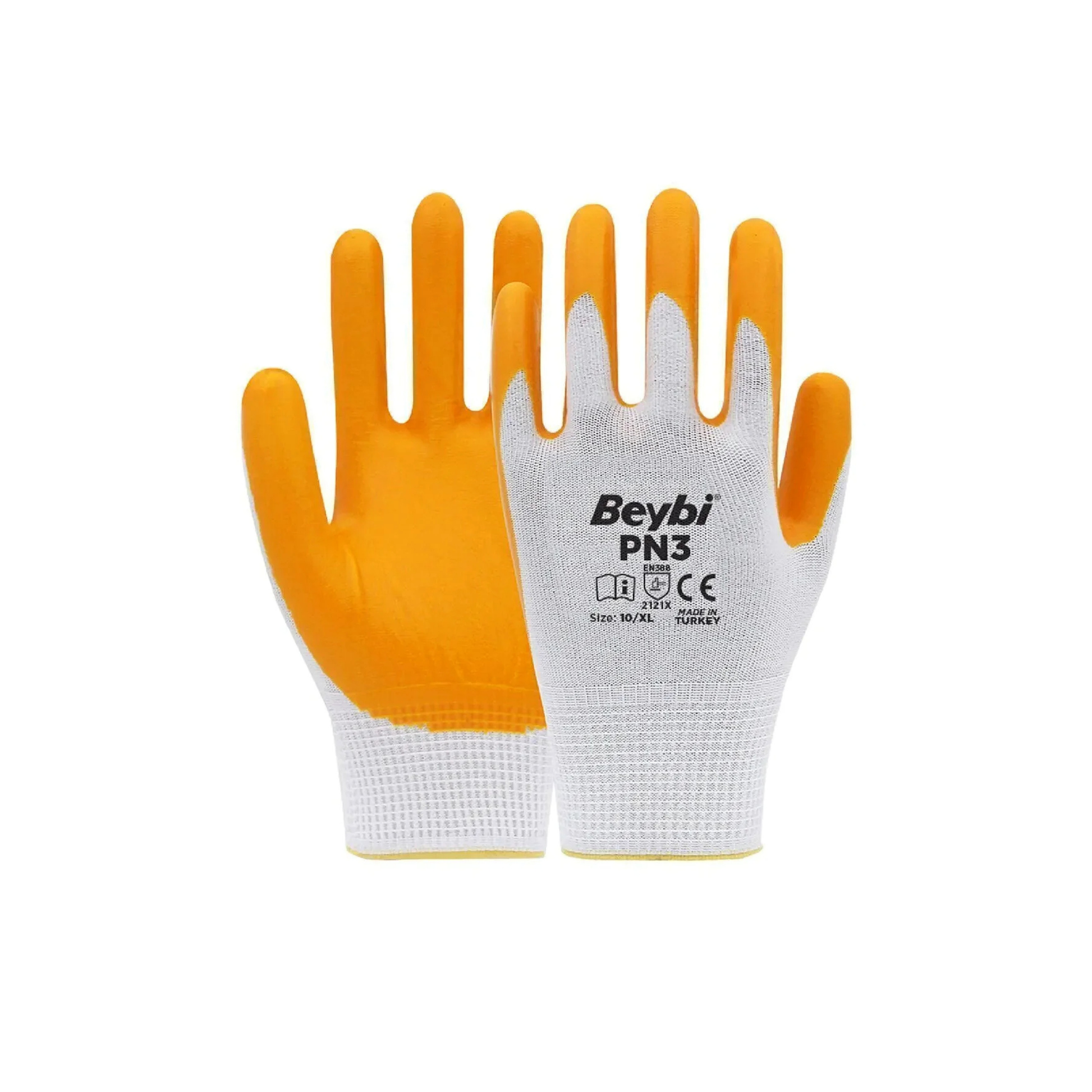 Beybi İş Eldiveni Sarı PN 3, 1 Çift
