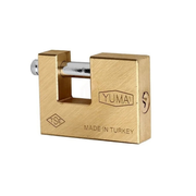 Yuma Kayar Milli Asma Kilit, Yeni Tip Pirinç 60 mm