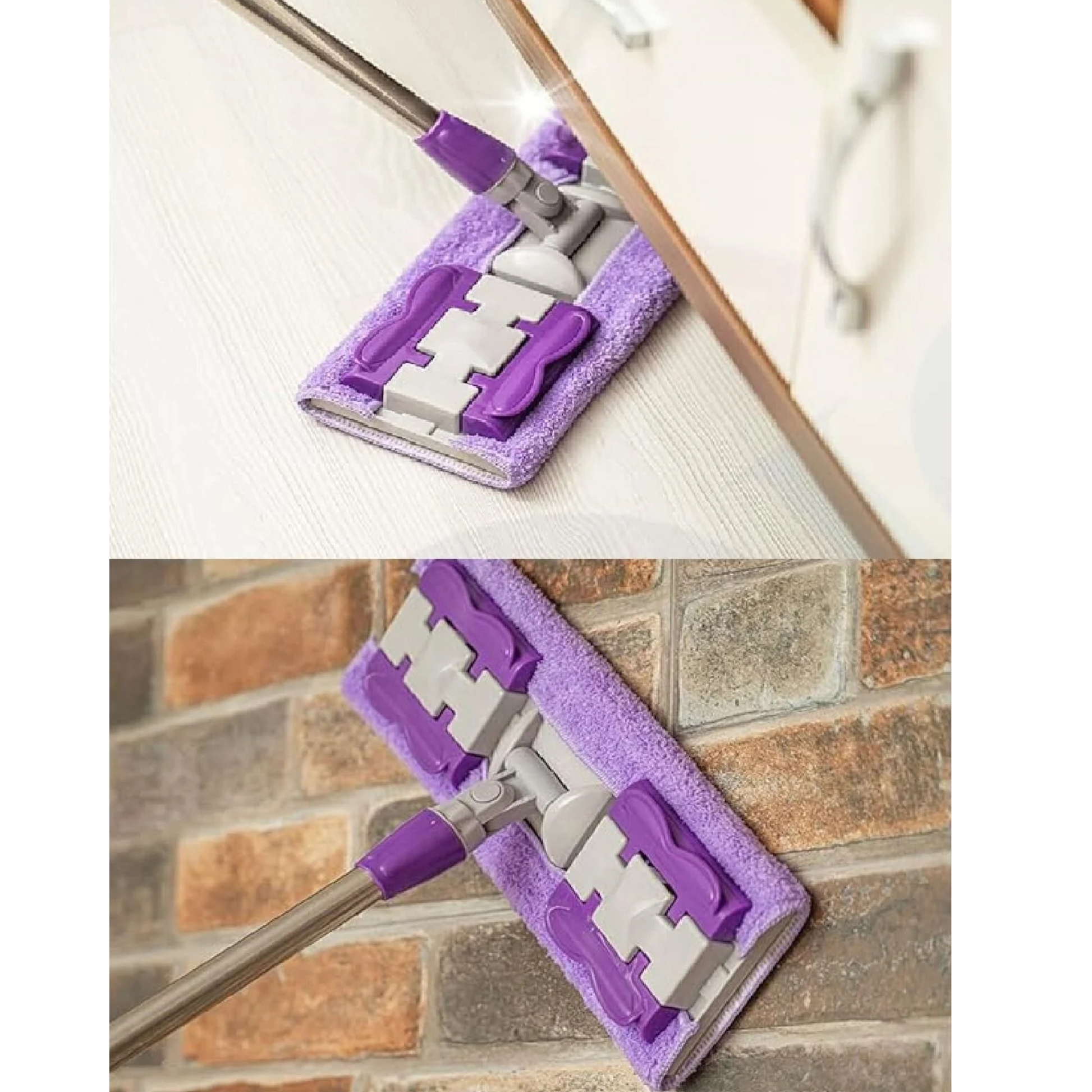 Mikrofiber Mandallı Mop Temizlik Seti