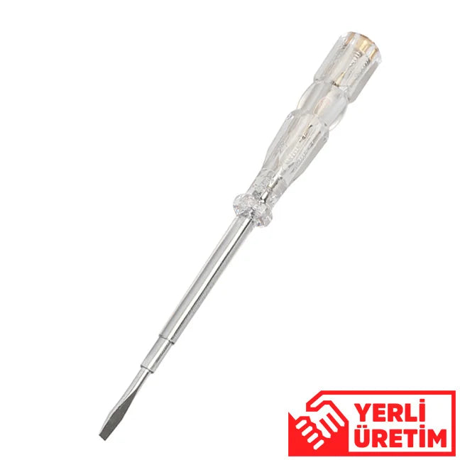 Düz Uçlu Elektrik Tornavidası Kontrol Kalemi 190 mm