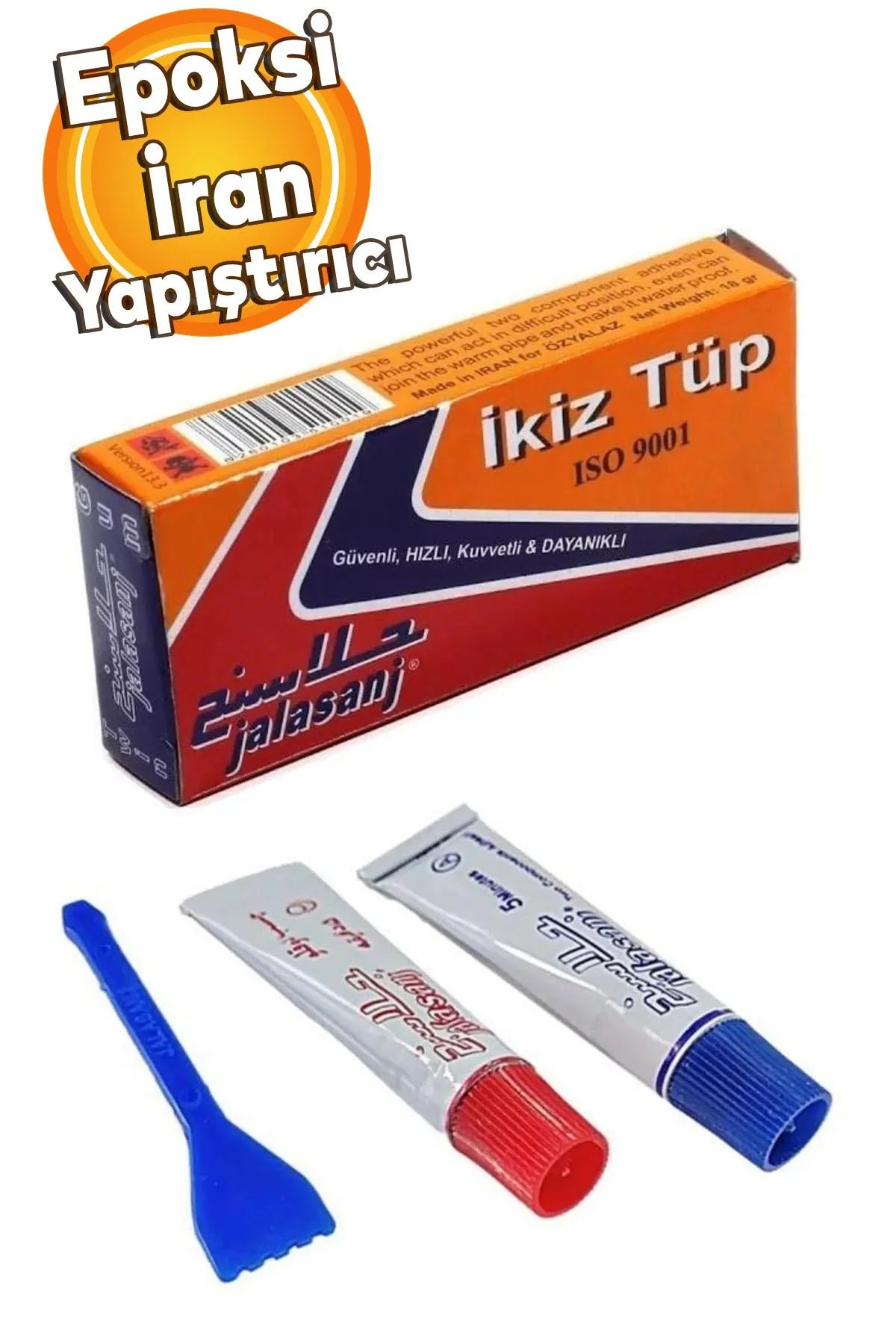 İran Yapıştırıcısı Epoksi Yapıştırıcı 18 Gr İkiz Tüp Çift Karışımlı