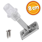 Kapı Stoperi Tamponu Durdurucu Tutucu Krom Metal 8 cm Kapı Stopu Silikonlu