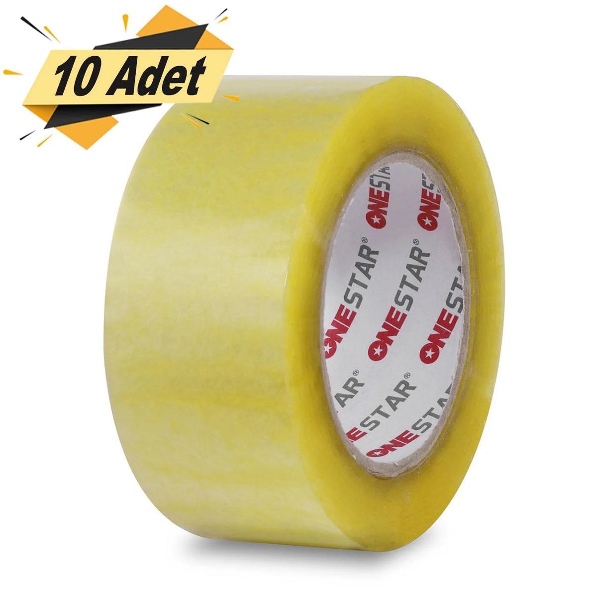 Koli Bandı 45 mm x 100 Mt Şeffaf Güçlü Yapışkanlı Kopmayan Bant (10 ADET)