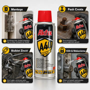 Akfix A40 Çok Amaçlı Sprey 200 ML | Pas Sökücü Yağlayıcı Nem Giderici Bakım Spreyi