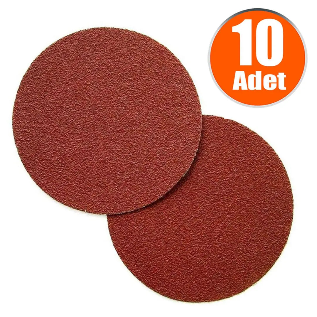 10 Adet Cırt Zımpara 150 mm Spiral Taşlama