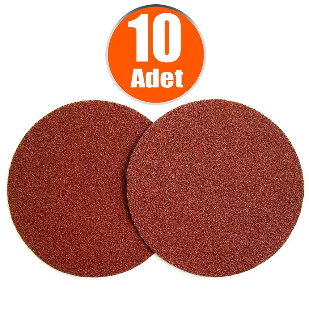 10 Adet Cırt Zımpara 115 mm Spiral Avuç Taşlama