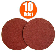 10 Adet Cırt Zımpara 115 mm Spiral Avuç Taşlama