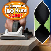 Su Zımparası 180 Kum 23x28 cm Yumuşak Kağıt Tabaka Sulu Kuru Zımpara 5 Adet