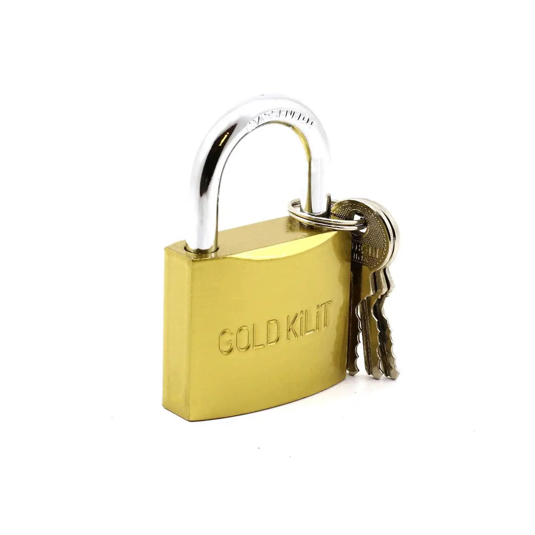 Gold Kilit Döküm Sarı Asma Kilit 38 mm