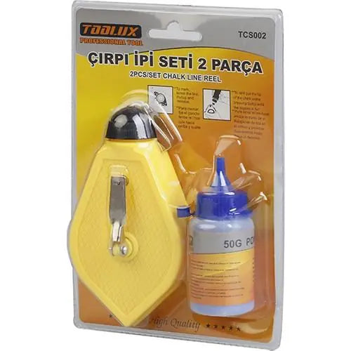 Eltos Toolux Boyalı Çırpı İpi Seti Düz Çizgi İpi Renkli 2'Li