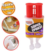 Güçlü Genel Amaçlı Epoksi Yapıştırıcı Metal Plastik Seramik Cam Yapıştırıcı 6 ml Hızlı Kuruyan
