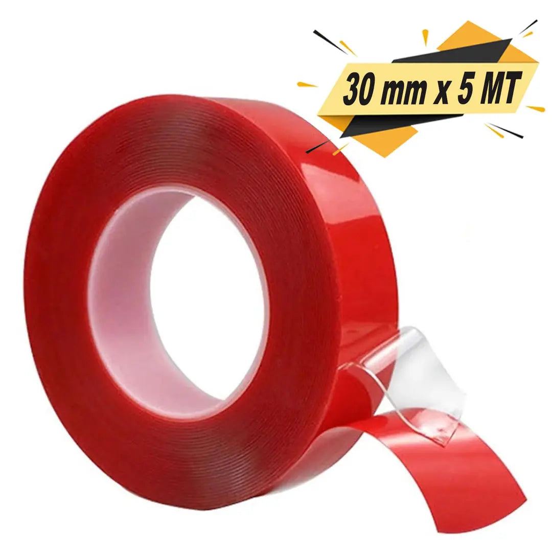 Bondit Çift Taraflı Bant Montaj Bandı Şeffaf 30 mm x 5 Metre