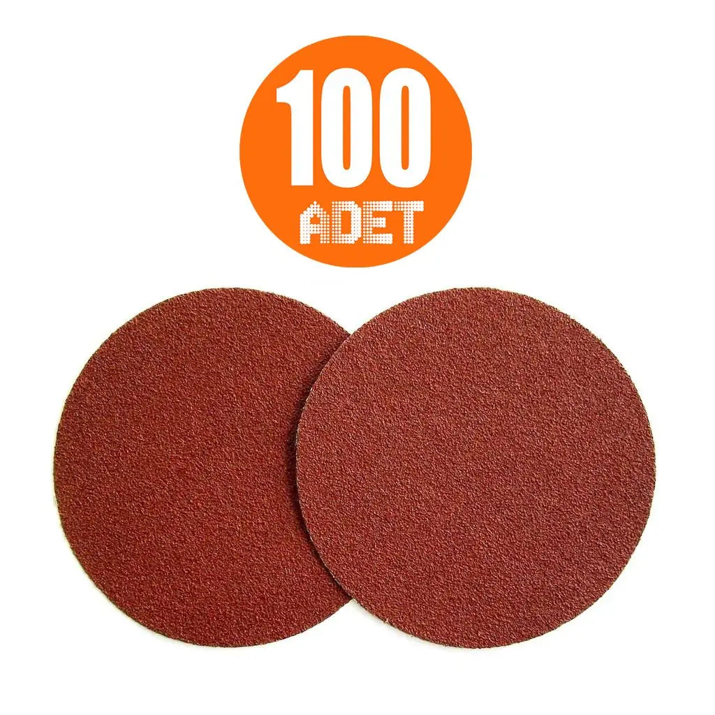 100 Adet Cırt Zımpara 115 mm Spiral Avuç Taşlama