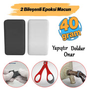 Güçlü Epoksi Macun Yapıştırıcı Hamur Metal Plastik Seramik Çelik Yapıştırıcı Doldurur Boyanabilir