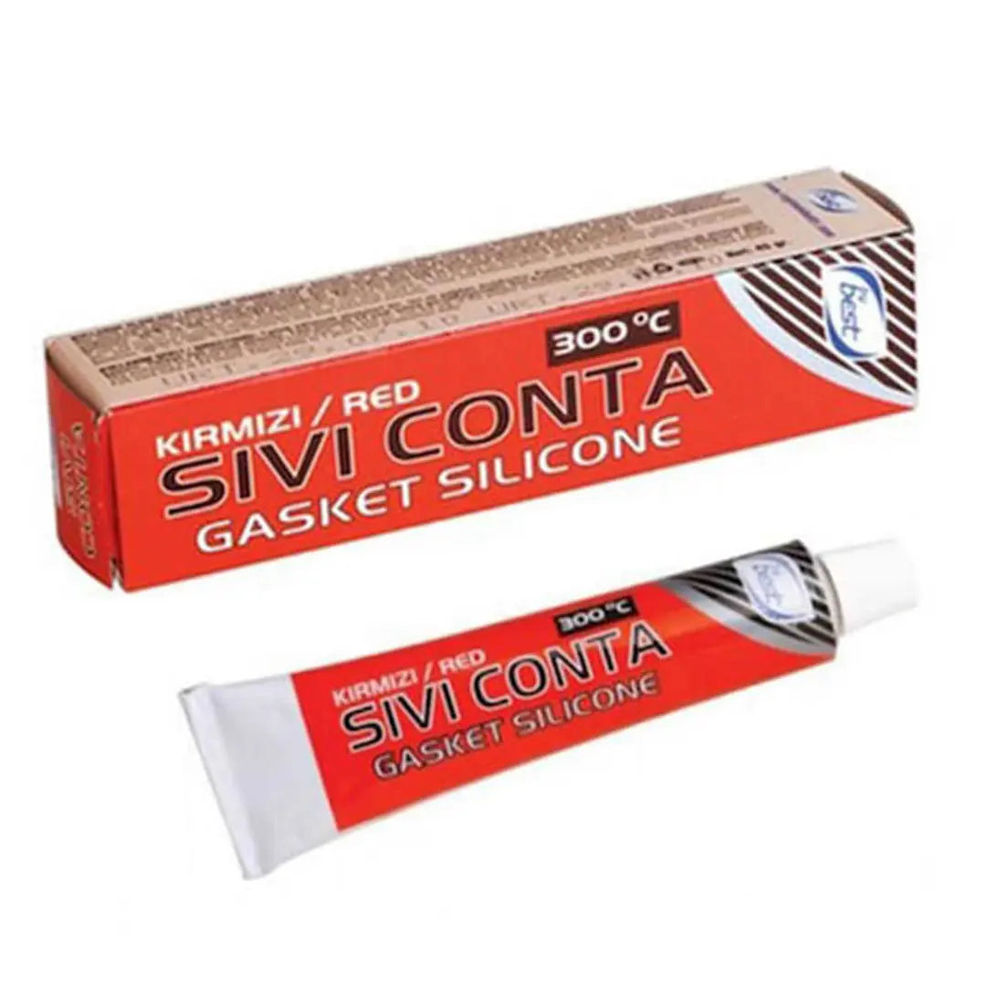 Best Sıvı Conta Kırmızı Tüp Silikon 300° 80 Gr