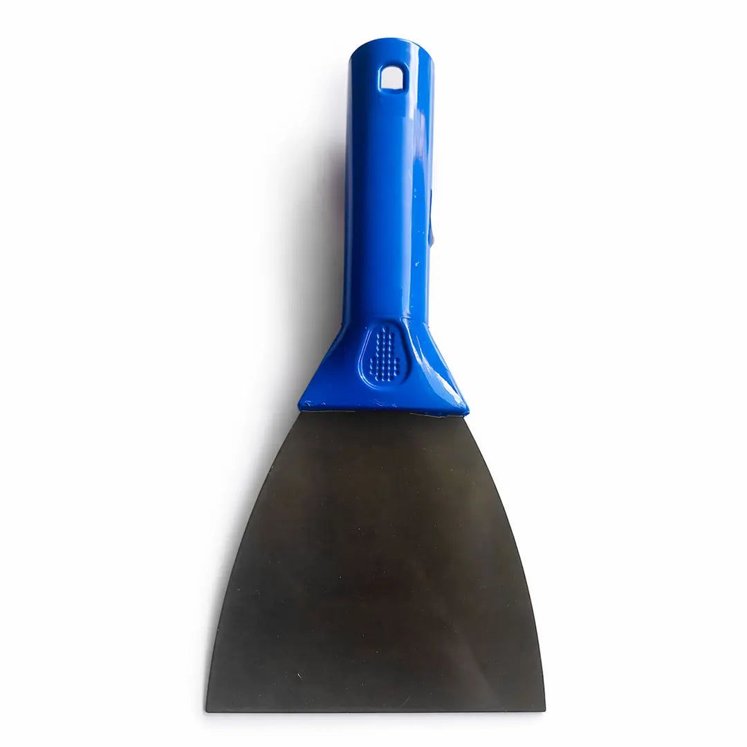 İnşaat Spatulası 10 Cm Plastik Saplı Dayanıklı Duvar Alçı Macun Sıyırma Boya Kazıma Aparatı