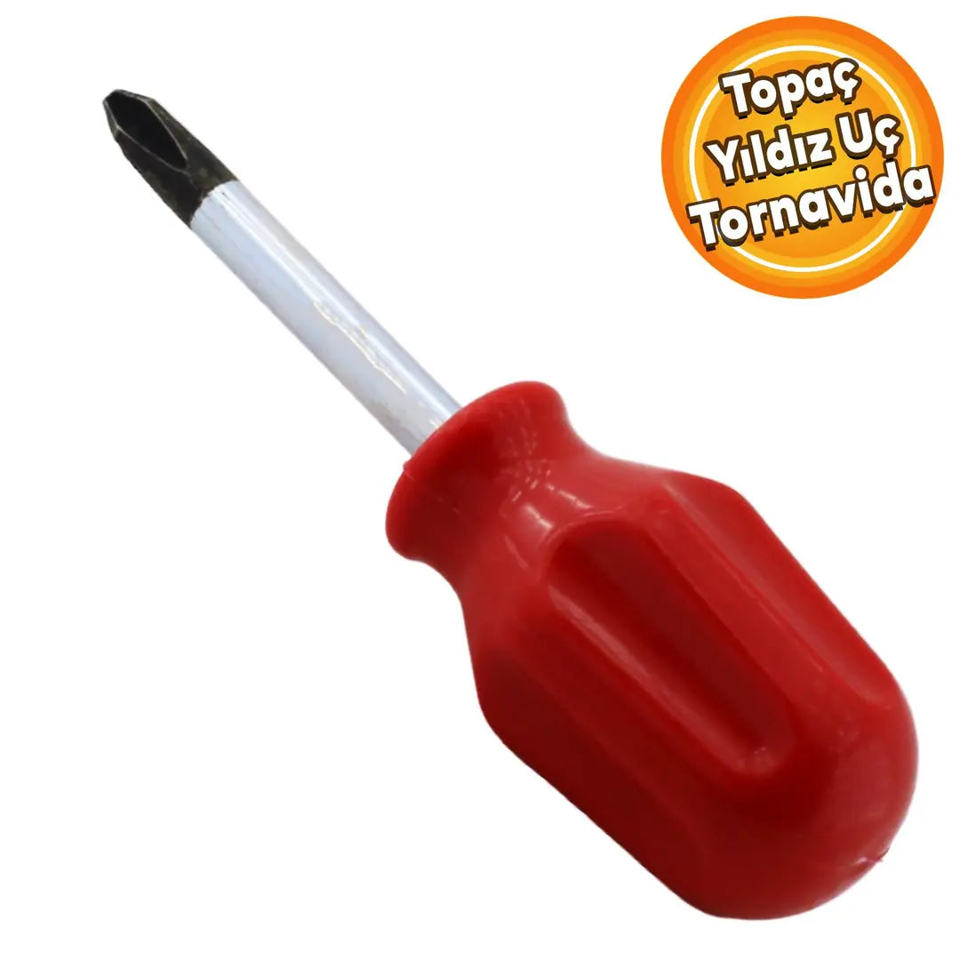 Topaç Vida Civata Sıkma Sökme Vidalama El Tornavida 10 cm Yıldız Uçlu Klasik