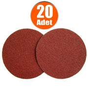 20 Adet Cırt Zımpara 115 mm Spiral Avuç Taşlama