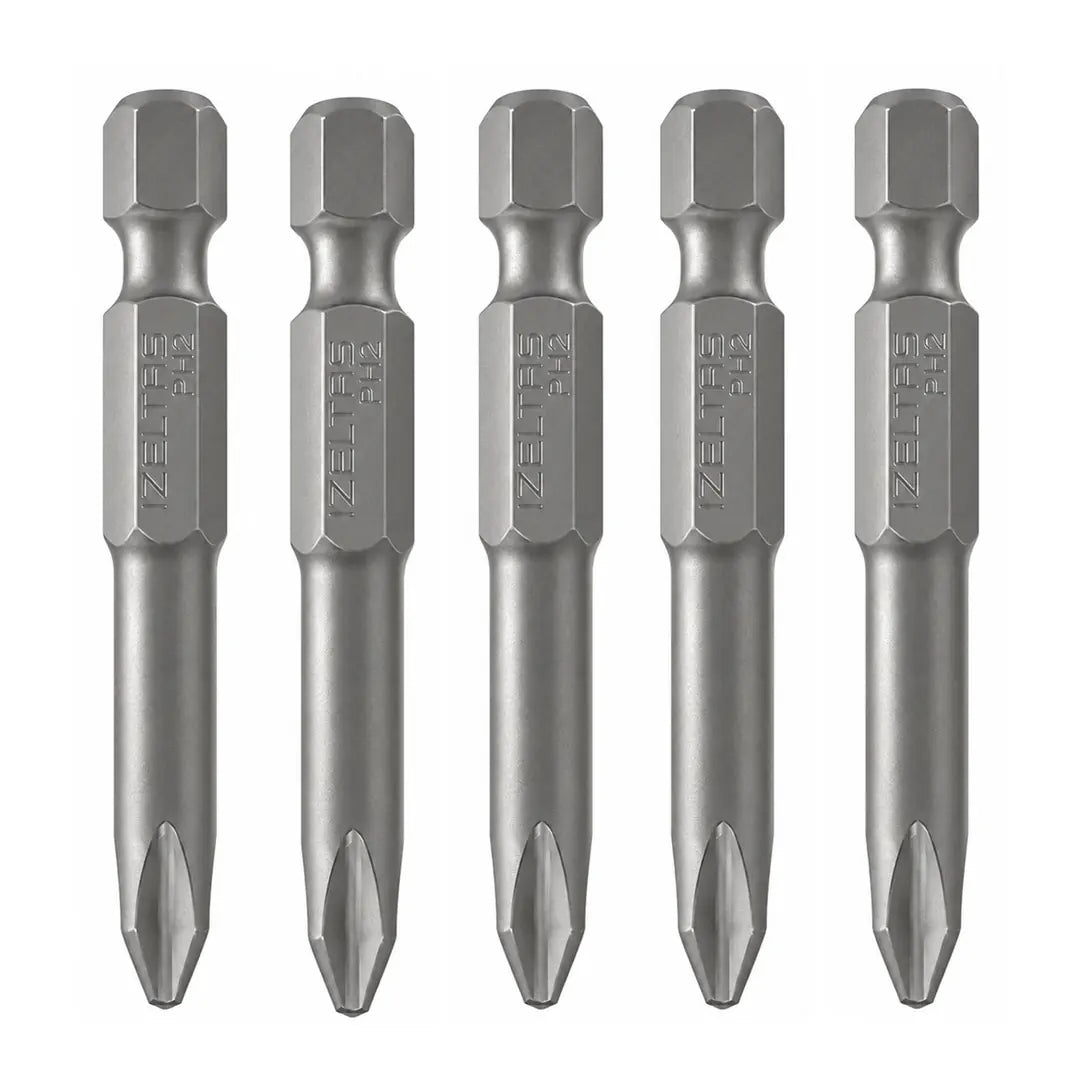 PH2 Yıldız 5 ADET Bits Uç 50 mm Manyetik Vidalama Ucu Çelik Tornavida Matkap Vida Sıkma Ucu