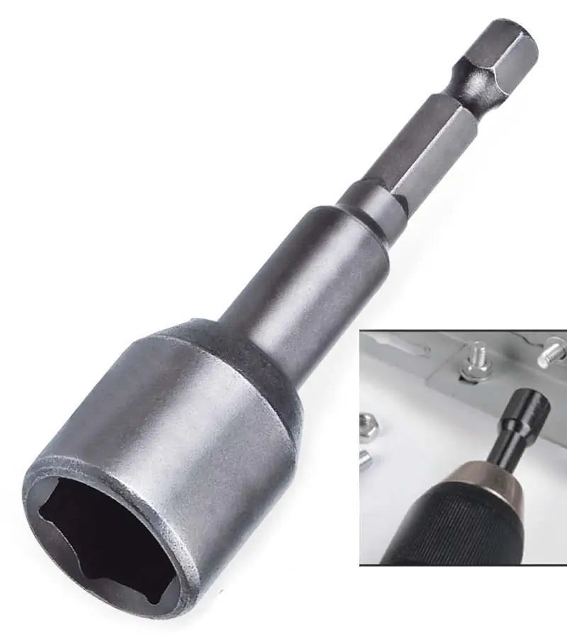 Manyetik Somun Sıkma Adaptörü Çatı Vidası Sıkma 8x45 mm