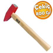 Rodex Ahşap Saplı Çekiç 800 Gr Metal Demir Çekiç Kamyoncu Çekici Çivi Çakma İnşaat Pratik Kullanım