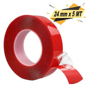 Bondit Çift Taraflı Bant Montaj Bandı Şeffaf 24 mm x 5 Metre
