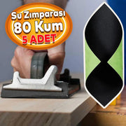 Su Zımparası 80 Kum 23x28 cm Yumuşak Kağıt Tabaka Sulu Kuru Zımpara 5 Adet