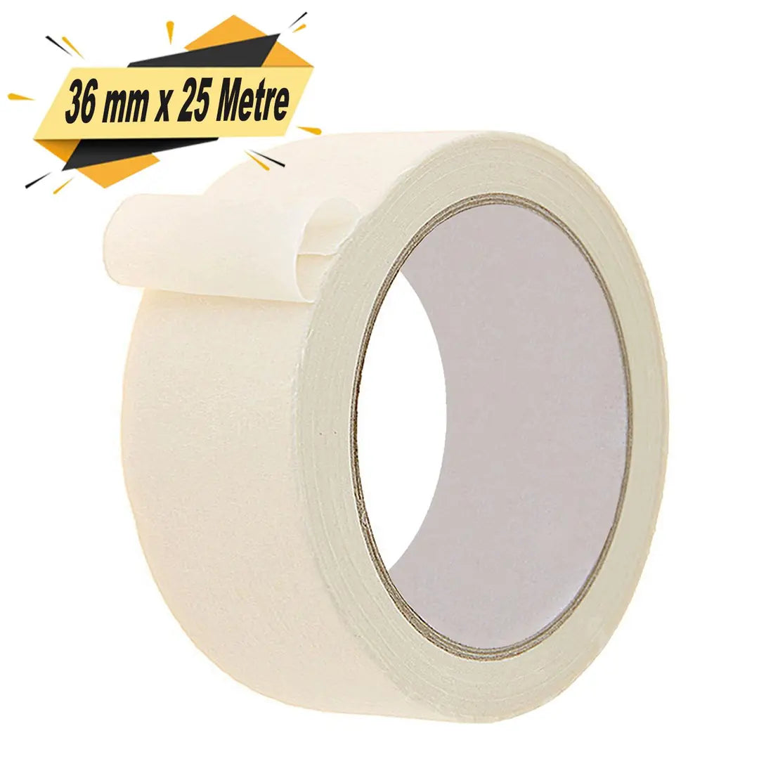 Bondit Maskeleme Bandı Beyaz Kağıt Bant 36 mm x 25 Metre