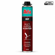 Akfix 805P Tabancalı Poliüretan Köpük 750 ml | Çok Amaçlı PU Montaj ve Dolgu Köpüğü